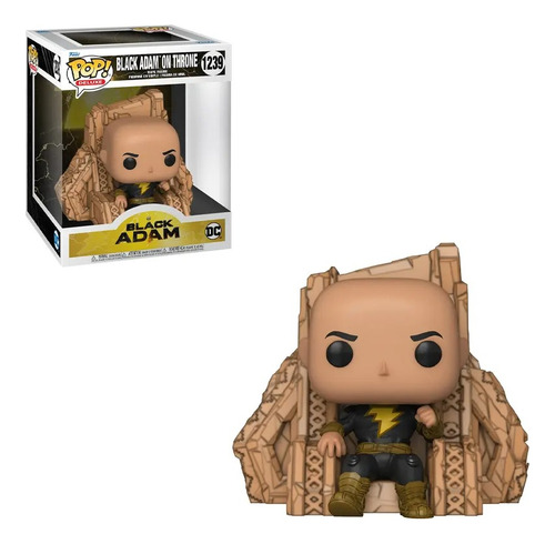 Funko Pop Deluxe Dc Black Adam On Throne 1239