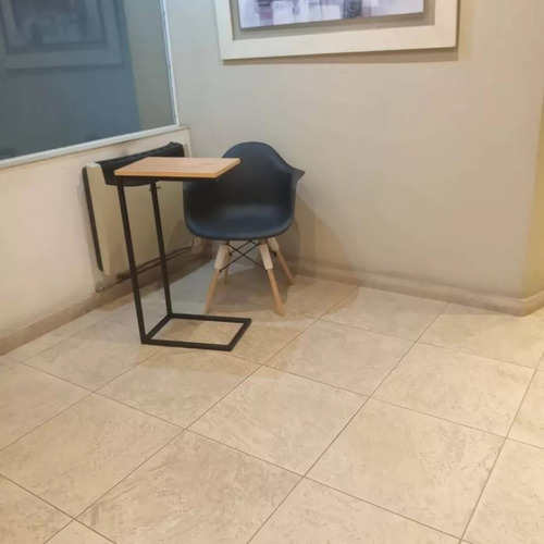 Mesa Auxiliar De Arrime Para Cama Estilo Industrial 80 Cm