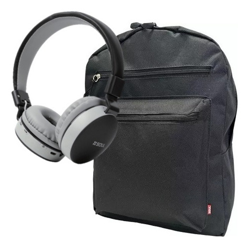 Mochila Y Auricular Soul Para Notebook Dell Hp Lenovo 15.6 