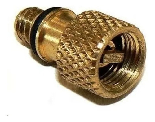 Adaptador Para Inflar De Valvula Gruesa A Fina P/bici Bronce