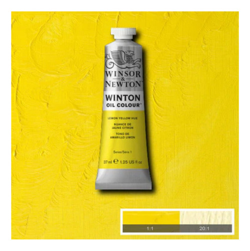 Óleo Winsor & Newton Linea Winton Pomo X 37ml Amarillo Limón