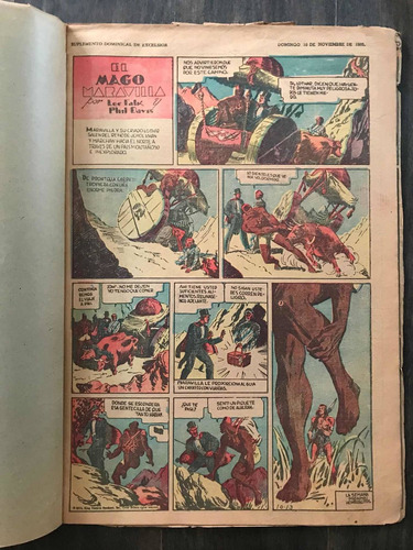 Compendio Suplemento Periódico Cómic El Mago Maravilla 1935