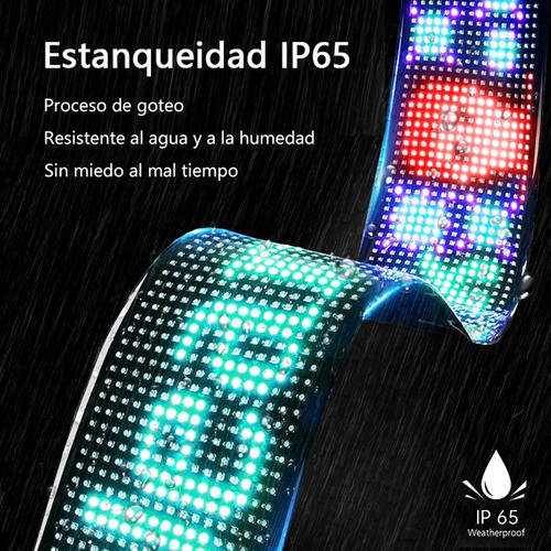 Programable Pantalla Flexible Led Devil Ojos 12x59.5cm 2pzas