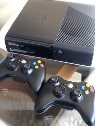 Xbox 360 Desbloqueado 2 Controles + 10 Jogos - Escorrega o Preço