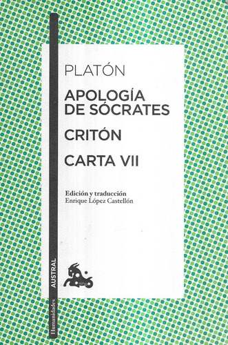 Apología De Sócrates Critón Carta V I I / Platón / Detalle