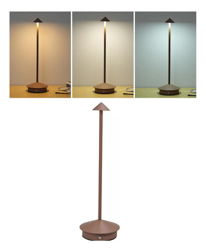 Lámpara De Mesa Con Control Táctil, 3 Modos, Usb, Led, Decor