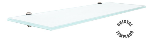 Repisas Cristal Templado 9mm Para Baño / Set De 2: 60x20cm Esmerilado