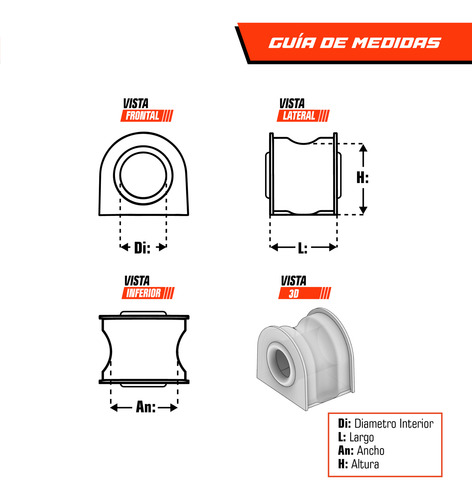 Goma De Barra Estabilizadora Transit 07-15 Cap Batran07