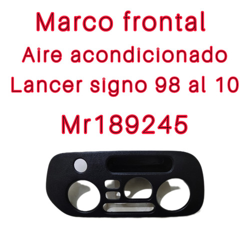 Marco Frontal A/a Mitsubishi Lancer Signo 98/10