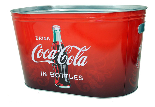 The Tin Box Company Coca Cola - Baera De Fiesta Galvanizada 