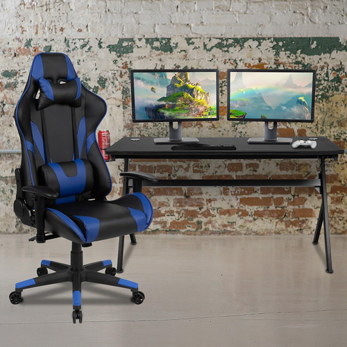 Juego De Escritorio Para Juegos Flash Furniture Con Sillas R