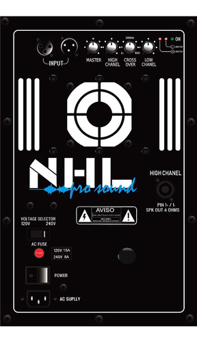 Caixa Ativa Duplo Pa Array Vl1700pro Sub 15 3400w Stereo Nhl