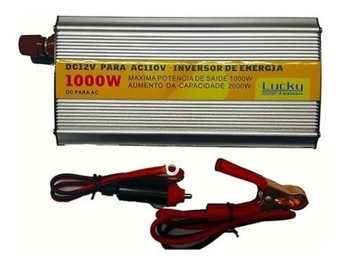 Imagem 6 de 6 de Inversor De Energia Lucky 1000w - Entrada 12v Saída 110v