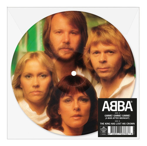 Abba Gimme! Gimme! Gimme! Vinilo Single 7 Picture Stock Nuev