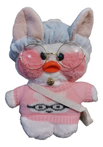 Peluche Patito Lalafanfan Incluye Outfit Patito Tik Tok