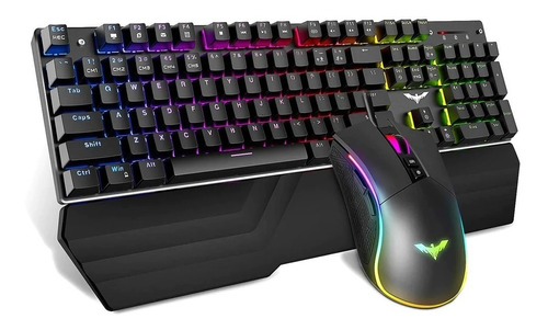 Havit Teclado Mecánico Y Mouse Rgb Kit / Us