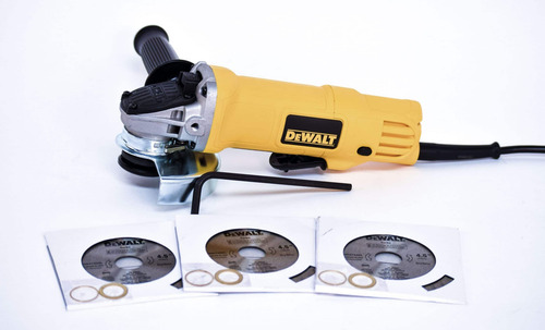Esmeriladora Angular 4 1/2¨dewalt Dwe4120x-b3 900w+3 Discos