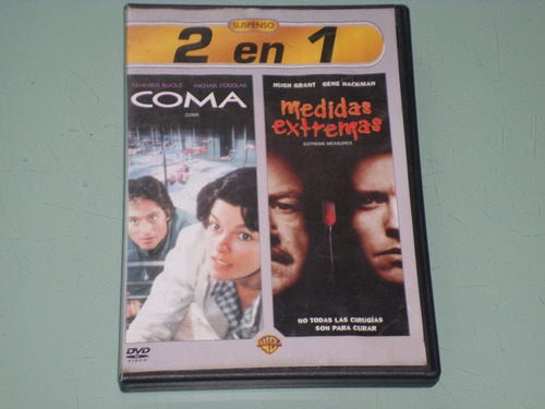 Coma / Medidas Extremas- Michael Duglas,gene Hackman-2 Dvd's