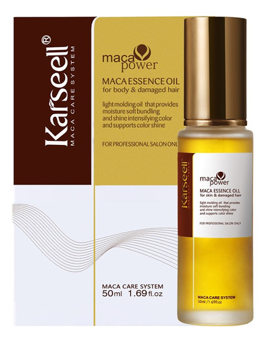 Karseell Aceite Tratamiento  Para Cabello Seco Y Dañado 3en1