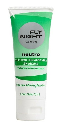 Lubricante Neutro Aloe Vera Fly Night 70 Ml Geles Intimos