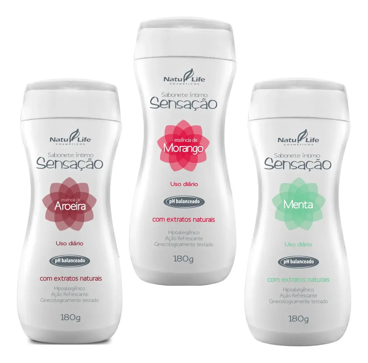 Kit Sabonete Líquido Limpeza E Proteção Para Região Íntima