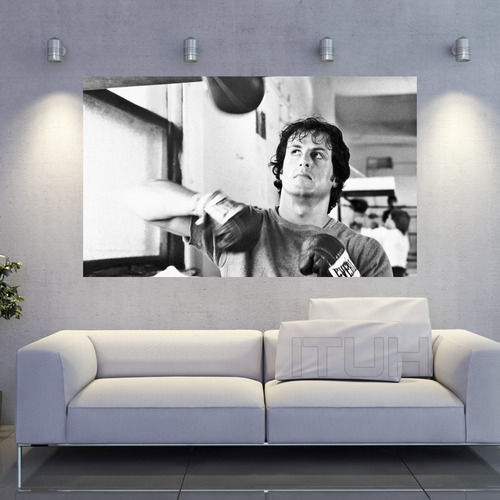 Cuadro Decorativo Rocky Balboa 85x55 