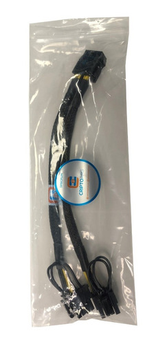 Imagen 3 de 4 de Splitter Mallado Cpu 8 Pines A Pci-e 2x8 Pines (6+2) Oferta!
