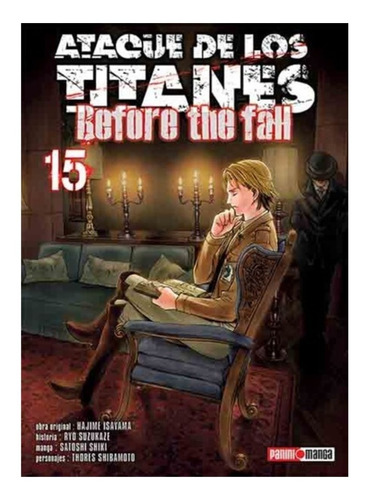 Ataque De Los Titanes Before Fall Manga Panini Tomo Libre