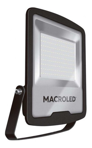 Reflector Led Macroled 150w 220v Frio Alta Potencia Exterior Color de la carcasa Negro Color de la luz Blanco frío