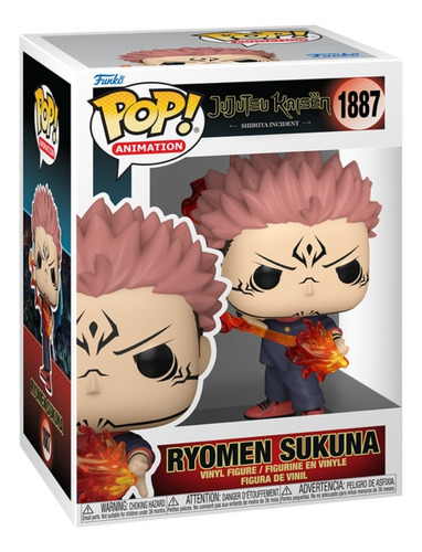 Boneco Funko Pop! Jujutsu Kaisen - Sukuna Com Flecha De Fogo
