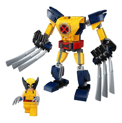 Imagen 5 de 6 de Lego® Marvel - Armadura Robótica De Wolverine (76202) Cantidad de piezas 141