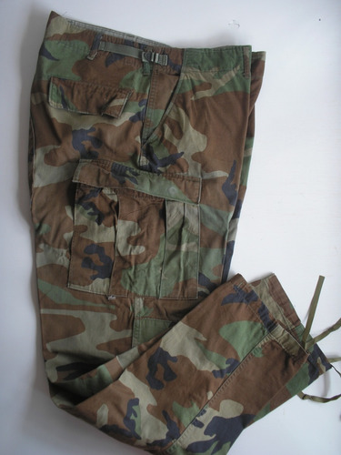 Pantalón Camuflado Militar Us Army Marine Selva Talla Large 