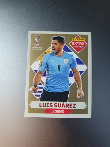 Extra Sticker Luis Suarez Oro