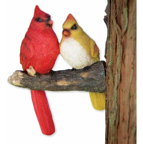 Repuesto Par Cardinals Hugger Animal Pajaro Decoracion Aire