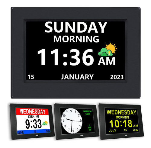  Reloj Digital Con Alarmas Y Recordatorio De Medicamentos 