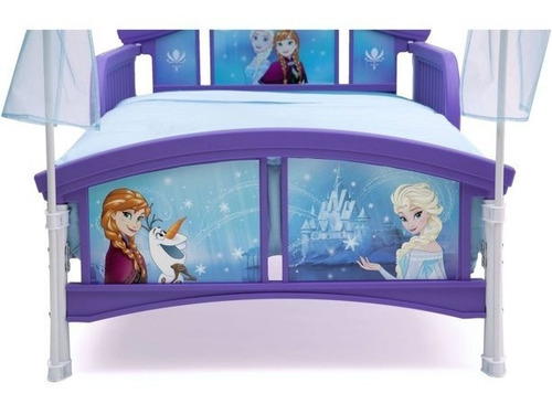 Cama Individual Con Dosel De Frozen Xtreme C