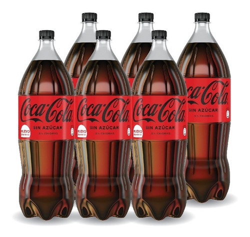 Refresco Coca - Cola Sin Azúcar 2,25 Litros Funda X6