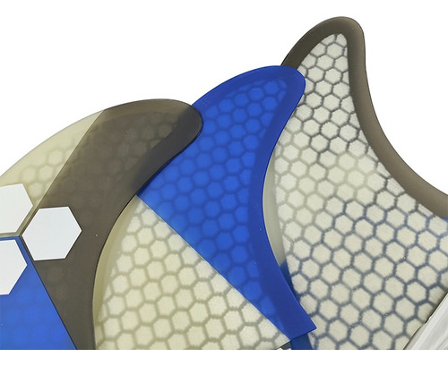 Quillas grandes de fibra de carbono Fcs2 Up Surf, de color azul, hoy en día