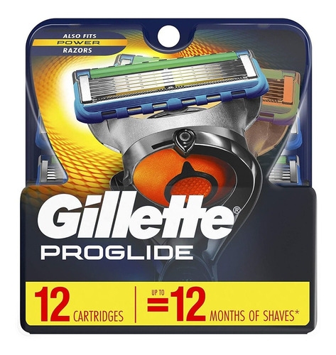 Cuchillas De Afeitar Gillette Fusion5 Proglide Para Hombres,