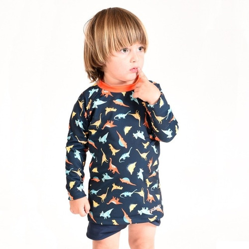 Remera Filtro Uv Niño Dinosaurio Yakka