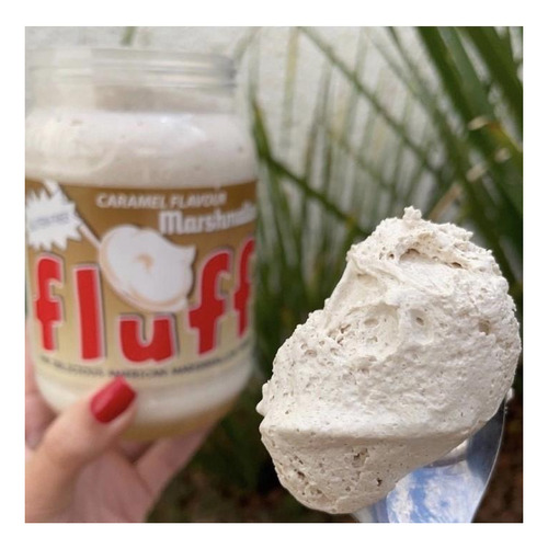 Marshmallow Americano Fluff, Caramelo, 3 Potes De 213g