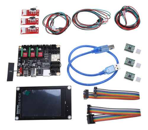 Para Placa Base Cnc Makerbase Mks Dlc32 V2.1 Grbl De 32 Bits