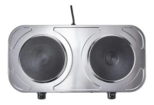 comprar Fogão Elétrico Portátil Inox 2 Bocas 2000w Agratto