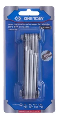 comprar Jogo De Chave Torx Tipo Canivete 8pçs 20308pr King Tony 
