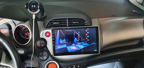 Imagem 3 de 10 de Kit Multimidia Honda Fit 10 11 12 13 Bt Wifi Android Cam Ré