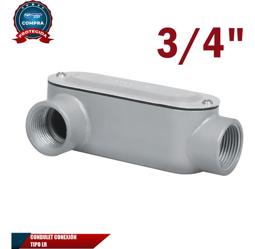 Condulet 3/4 Conexión Tipo Lr, Volteck