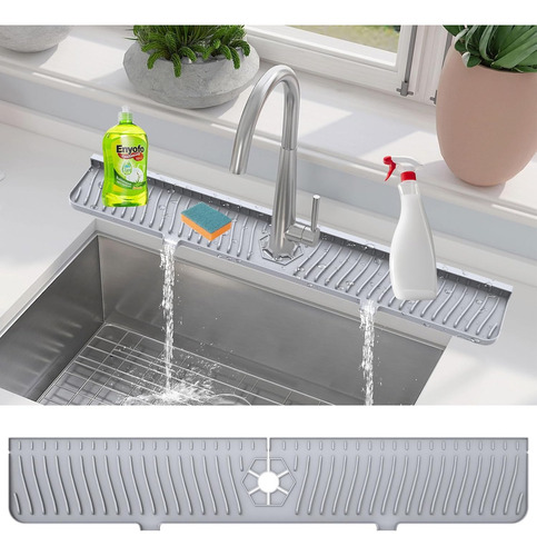 Protector De Salpicaduras Más Largo Para Fregadero De 30 Pul