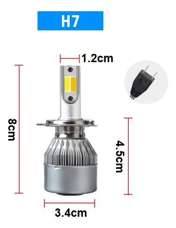 Kit De Luz Led H7 3 Colores