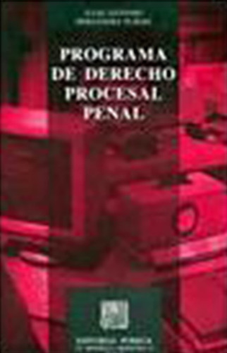 Programa De Derecho Procesal Penal 61qwg