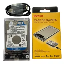 Comprar Hd Externo 500 Gb Usb 3.0 Slim Portátil Wd Blue Western Digital - Para Ps3 Ps4 Xbox 360 Xbox One Notebook Pc Tv